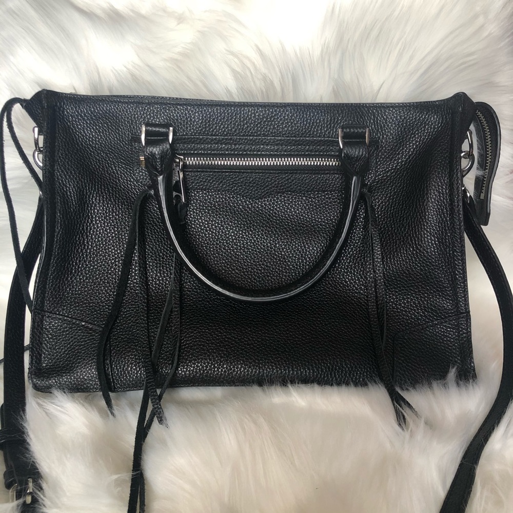 Rebecca Minkoff Regan Pebbled leather Satchel